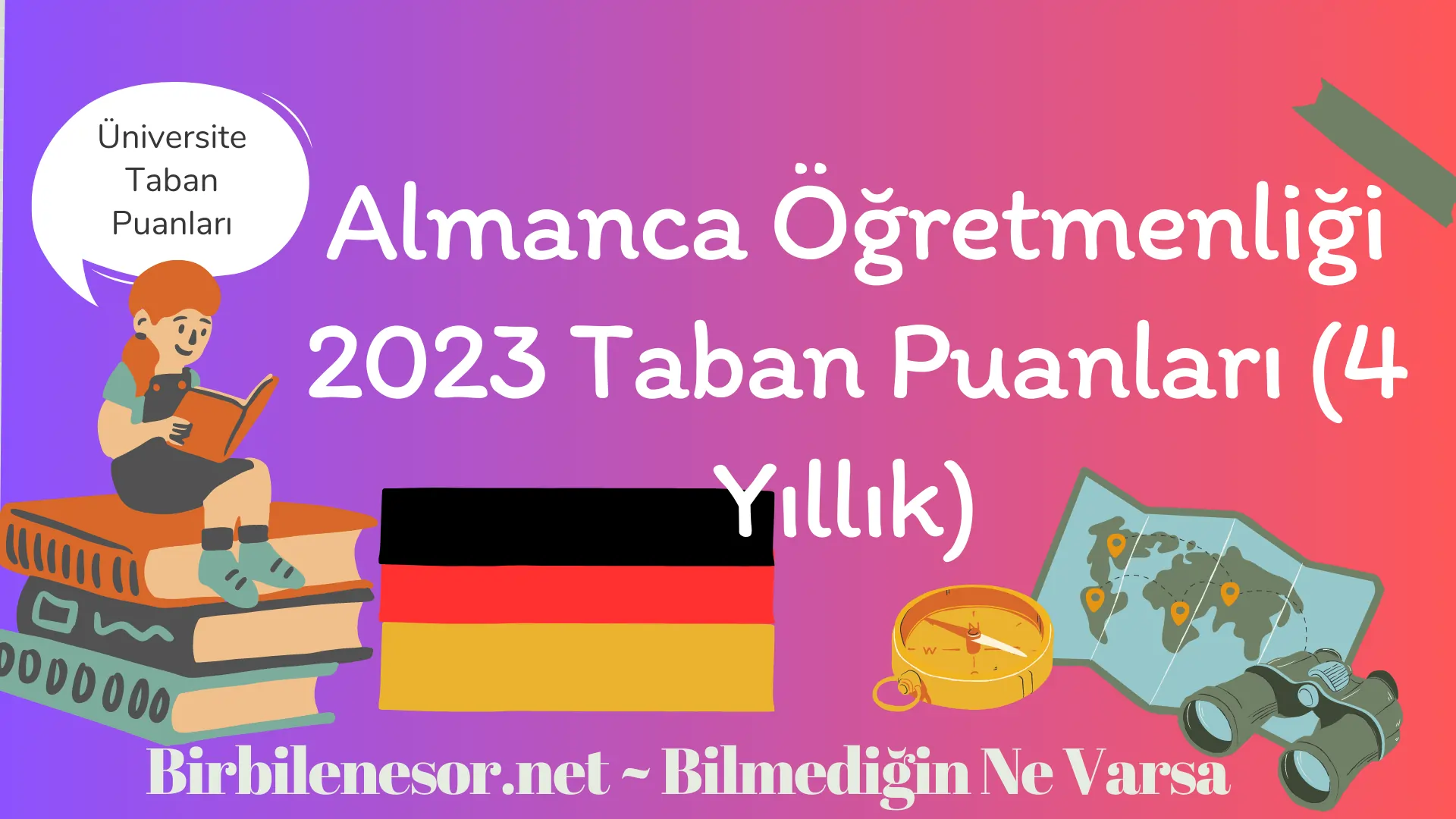 Almanca Öğretmenliği 2023 Taban Puanları (4 Yıllık) 
